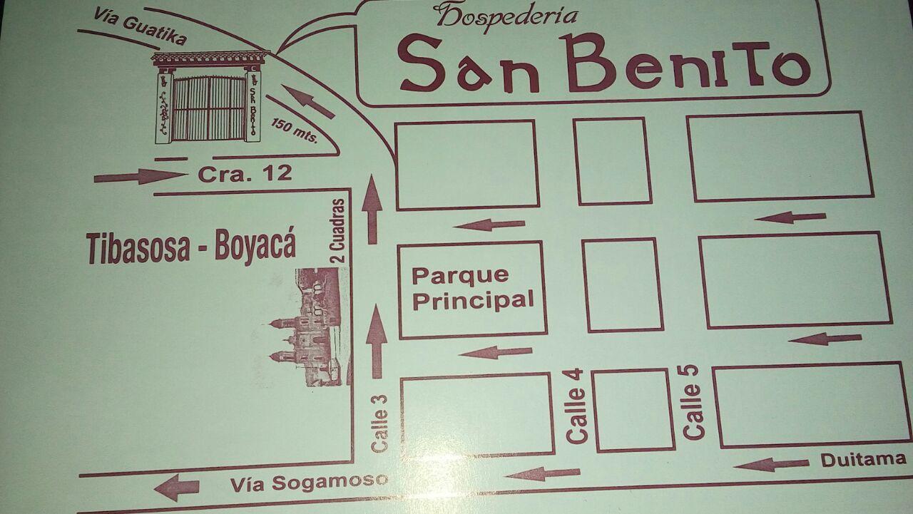 San Benito Hotel Tibasosa Bagian luar foto